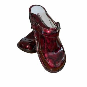 Alegria Seville Clog in Garnet Mantle Non-Slip Shoes Women’s 37